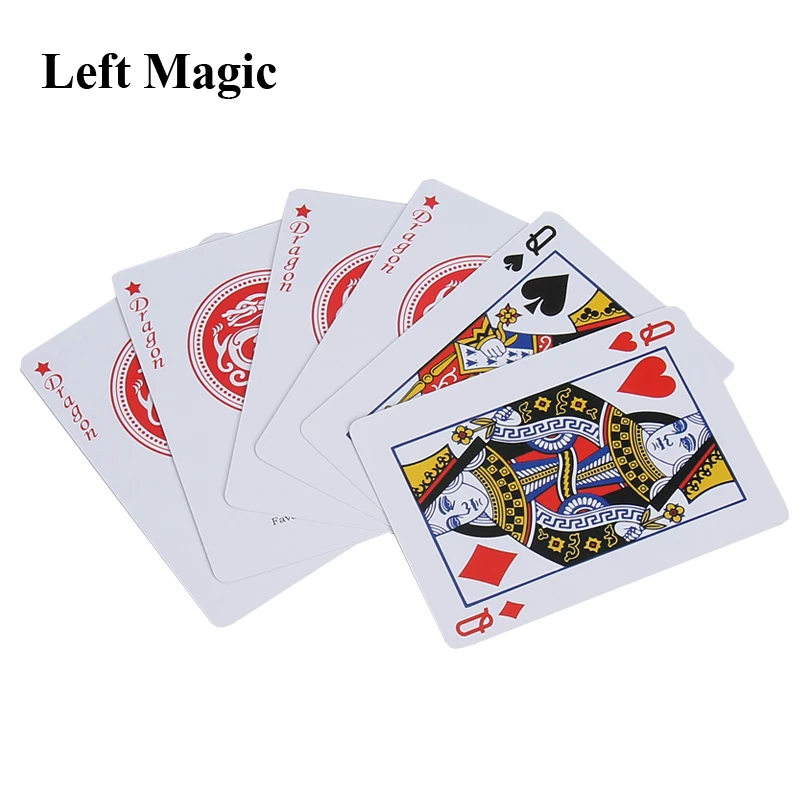 Following Q Prediction Cards Magic Tricks Close Up Street Stage Poker Magic Porps Magician Mentalism Gimmick Comedy Accessary