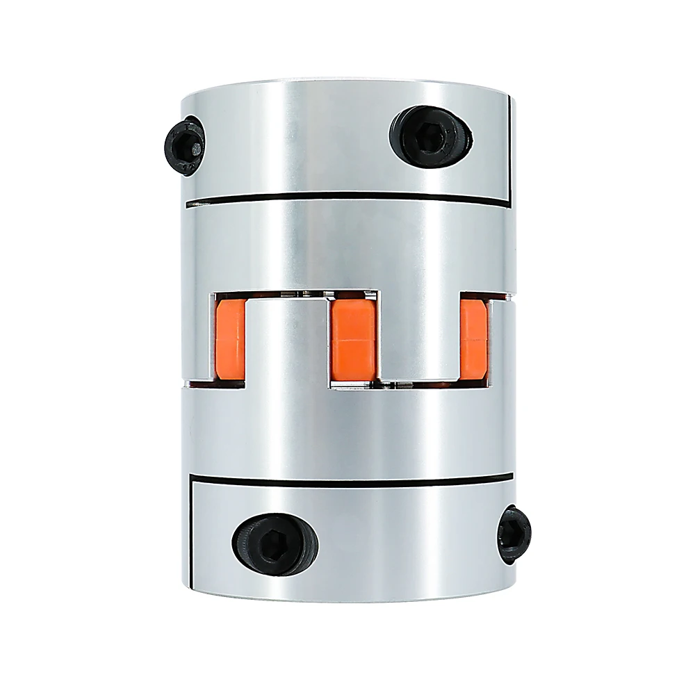 Penghubung Batang Rahang Motor CNC Kopling Poros Plum Laba-laba Fleksibel LF-B-D25L30 Lubang Dalam 5Mm-14Mm Kopling Elastis