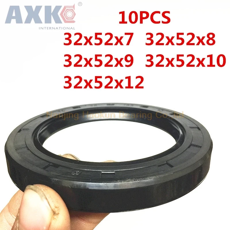 

AXK 10pcs TC 32X52X7 32X52X8 32X52X9 32X52X10 32X52X12 35X52 Skeleton Oil Seals high-quality Seals Radial shaft seals