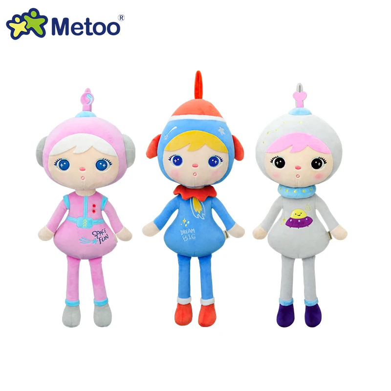 45cm Metoo Interstellar Universe Keppel Dolls Stuffed Animals Dinosaur Astronaut Rocket Spaceship Angela Plush Toy For Kids Gift