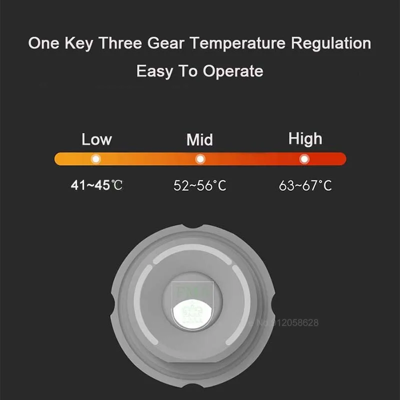 Youpin-rodillera de terapia de calor por infrarrojos, calentador de mangas para piernas, medidor de fisioterapia, grafeno, 5V