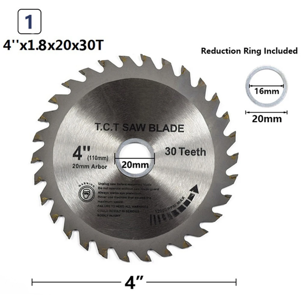 A circular viu a lâmina para a madeira e o disco plástico do corte, 30, 40, 60 Tct para cortar a madeira do carboneto de Xcan, 1PC, 4, 7, 8