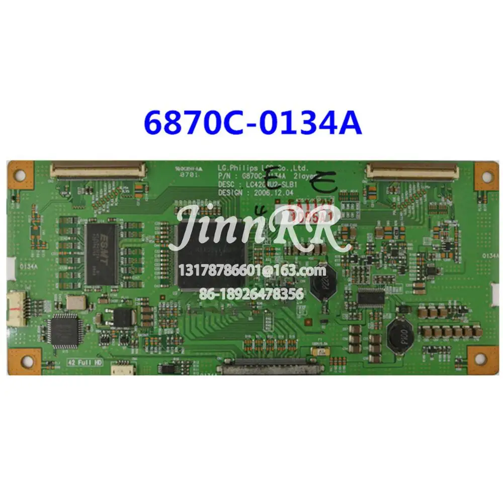6870C-0134A Original logic board For LTM4288P LC420WU2-SLB1 Logic board Strict test quality assurance 6870C-0134A