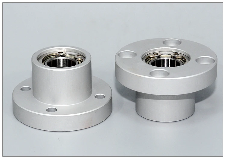 Flange Round Bearings with Housing Aluminum Flange type Double Bearing Seat Assembly with buckle type dia3mm-50mm