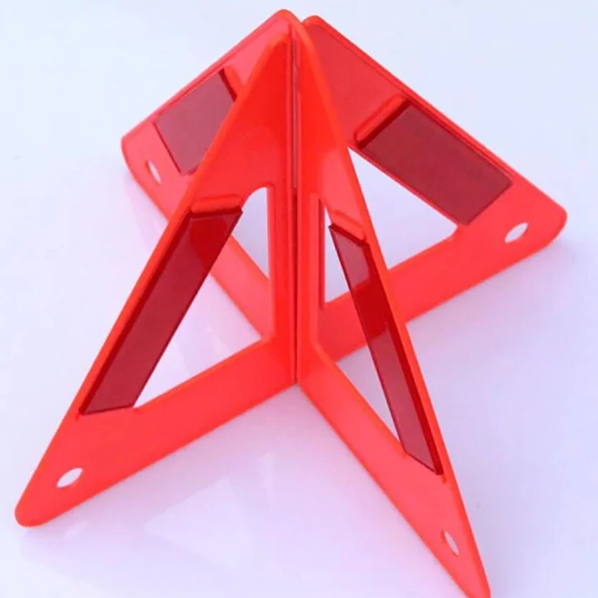 Auto Opvouwbare Waarschuwing Trianglular Stand Auto Veiligheid Noodsituatie Reflecterende Flash Bord Voertuig Defect Auto Stop Bord Stand