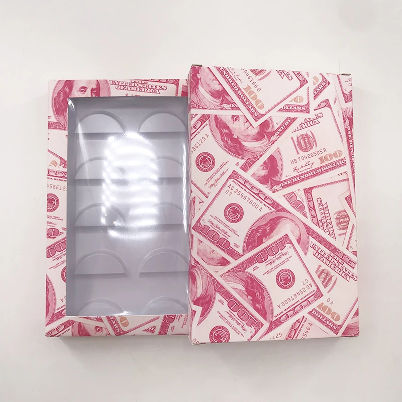 5 Pairs lashes eyelash box new style lashes book custom private logo package