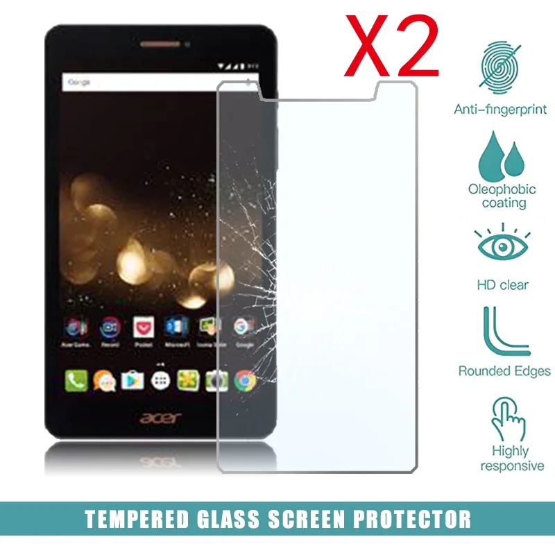 2Pcs Tablet Gehärtetem Glas Screen Protector Abdeckung für Acer Iconia Sprechen S A1-734 Tablet Computer Gehärtetem Film Explosion-beweis