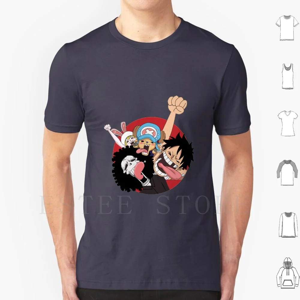 One.piece Anime Funny T Shirt Print Cotton Art Hat Pirates Head Luffy Taro Manga Movies Anime Characters Episodes Luffy Brook