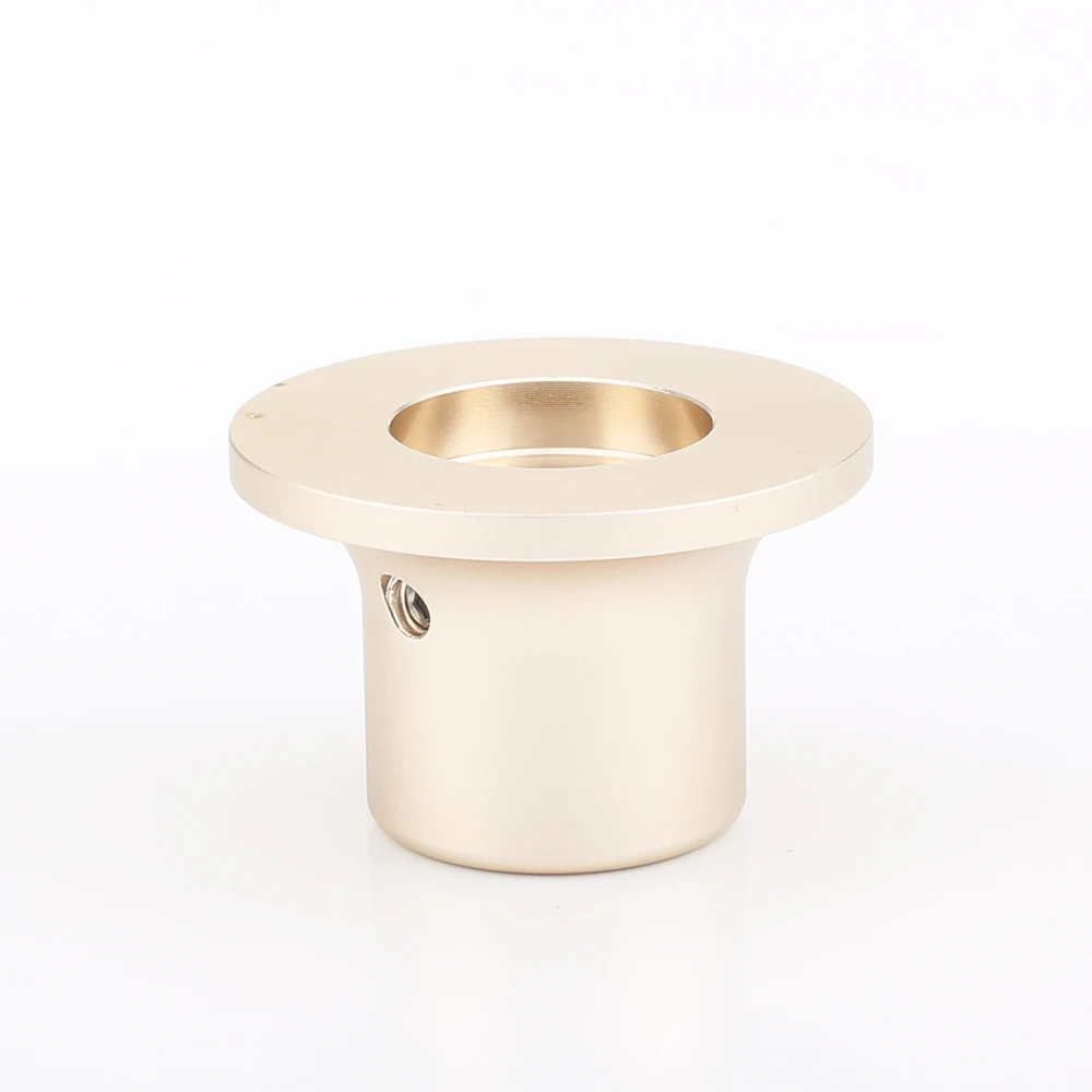 Potenciômetro com botão de controle de volume em alumínio, 4 xauditocrast kb003 dourado 6mm com eixo rotativo