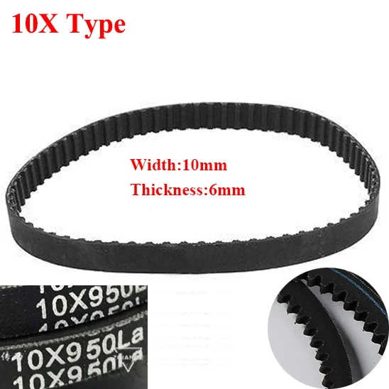 

AV10X 1270La 1275La 1295La 1300La 10mm Width 6mm Thickness Rubber Wegde Raw Edge Gogged Band Timing Transmission Vee V Belt