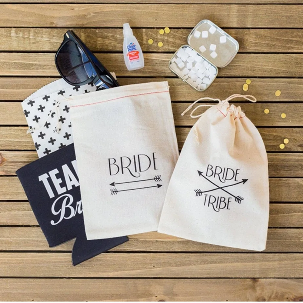 Bride Tribe Favor Bag   Bachelorette Party Favor Bag   Bachelorette   Kits  cutom  birthday Part kit Bags  Bride Party kit bags