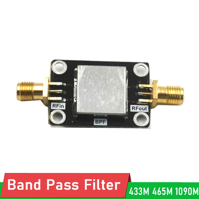 Band Pass Filter BPF 315Mhz 433Mhz 900Mhz 1090Mhz 1575Mhz 2450MHZ 2.4G Anti-interference F/ RTL-SDR receiver Ham Radio Amplifier