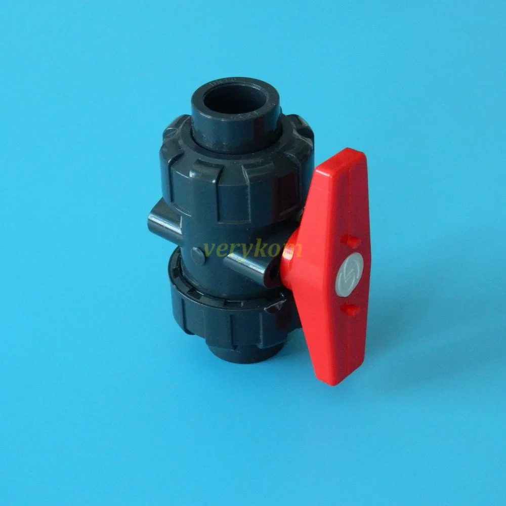 DN15 DN20 DN25 DN50 PVC Articulated Spherical Valves UPVC True Union Ball Valve Plastic Flanged Switch Gate Valve 20MM 25MM 32MM