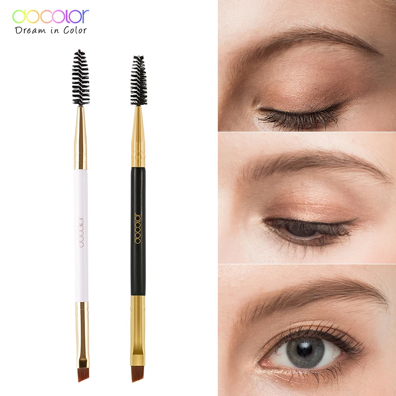 Docolor  Eyebrow Brush+Eyebrow Comb Beauty Eyebrow Brush Professional Makeup Brushes For Eye Brow Brush Eye Blending Brush