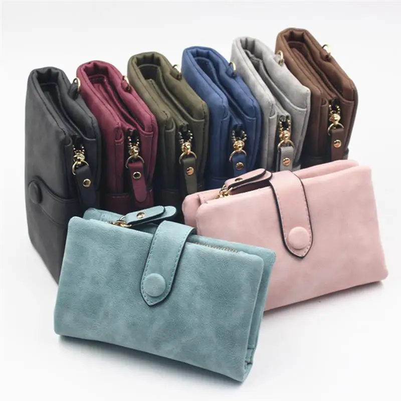 2019 New Fashion Women Wallets Long Style Multi-functional wallet Purse Fresh PU leather Female Clutch Card Holder