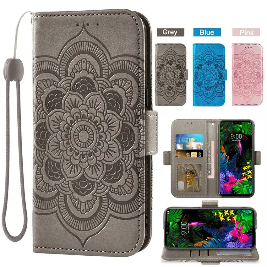 

Wallet Case for LG G8 G8X G7 ThinQ G6 G5 G4 G3 Fundas Capa Magnet Card Pocket Bag with Lanyard Purse Hybrid Stand Flip Cover