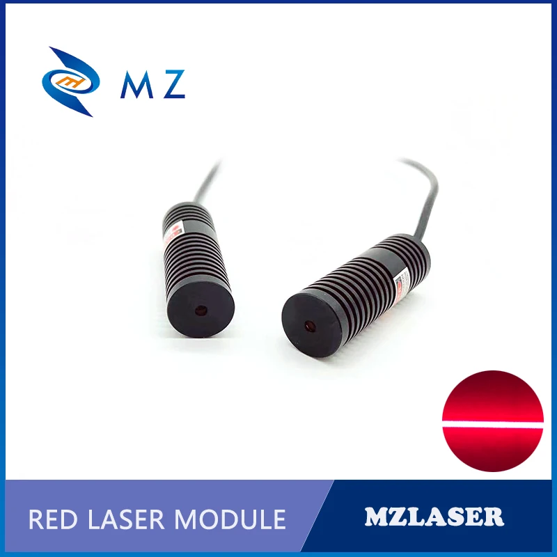 Imagem -05 - Linha Módulo Laser Industrial com Suporte Calibração Vermelho Adaptador de Alimentação 110 Graus 650nm 100mw