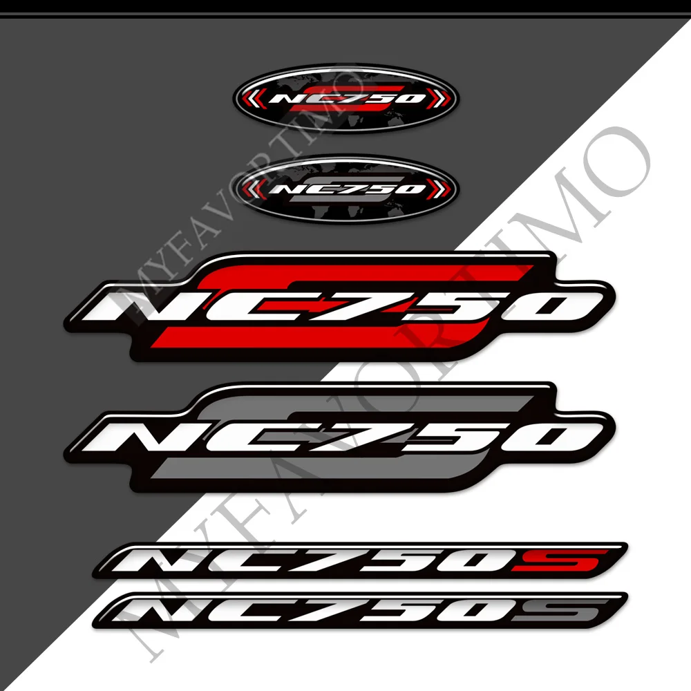 Motorcycle Windshield Windscreen Tank Pad Stickers Decals Helmet Protector Fairing Emblem Logo Badge For Honda NC750 S NC750S