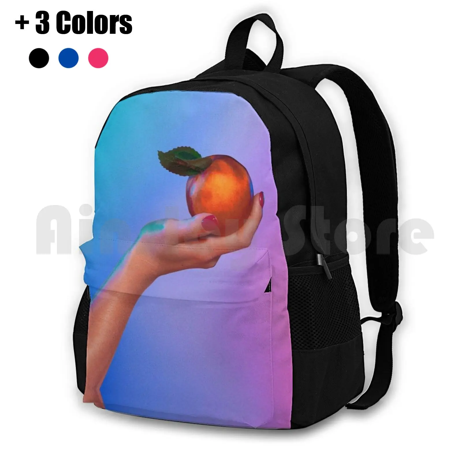 Peachy Froot Outdoor Hiking Backpack Waterproof Camping Travel Marina Marina And The Diamonds Marina Mans World Froot Marina