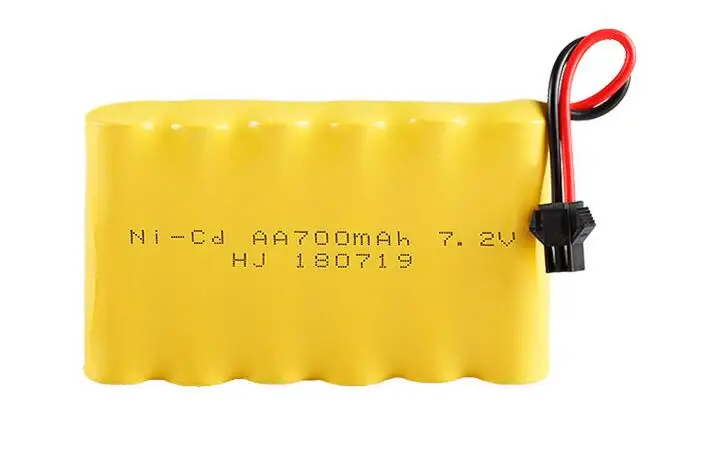 MasterFire Original 7.2V 700mah NiCD Battery For Rc Car toys Tanks Trains Robots Boats Guns Ni-CD 6x AA Rechargeable Batteries