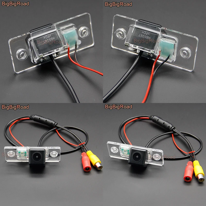 

BigBigRoad Car HD Rear View Camera Auto Backup Monitor Waterproof For Porsche Cayenne 2002- 2010 2011 2012 9PA 955 957 958