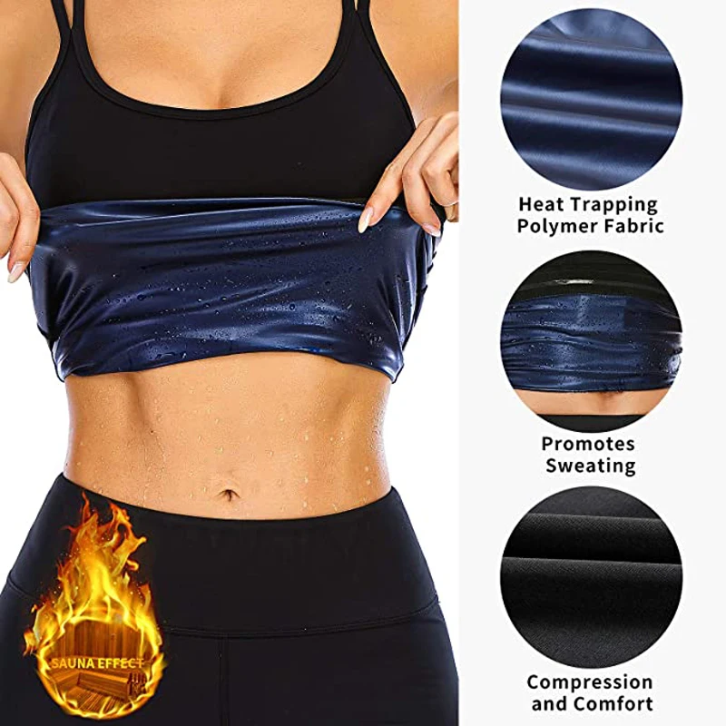 Neoprene-Free Waist Trainer Body Shaper Weight Loss Plus Size Corset Sweat Tummy Wrap Slimming Belt Fat Burning Belly Gym Fitnes