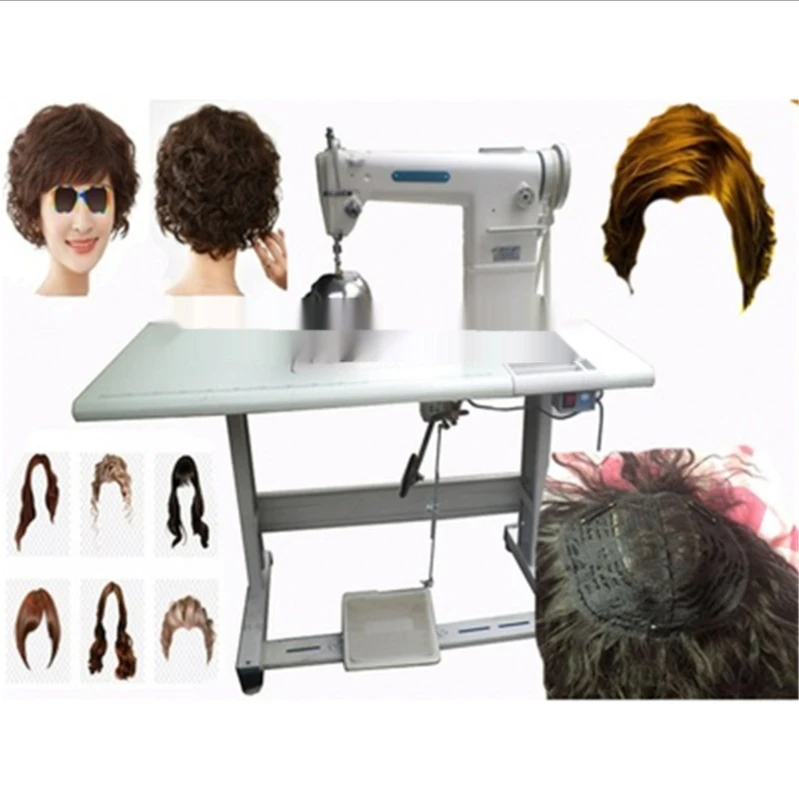 Multifunction Wig Sewing Machine Hair Produce Shoes Equipment Industry Sewing Machine High-end Upright Feed High Column