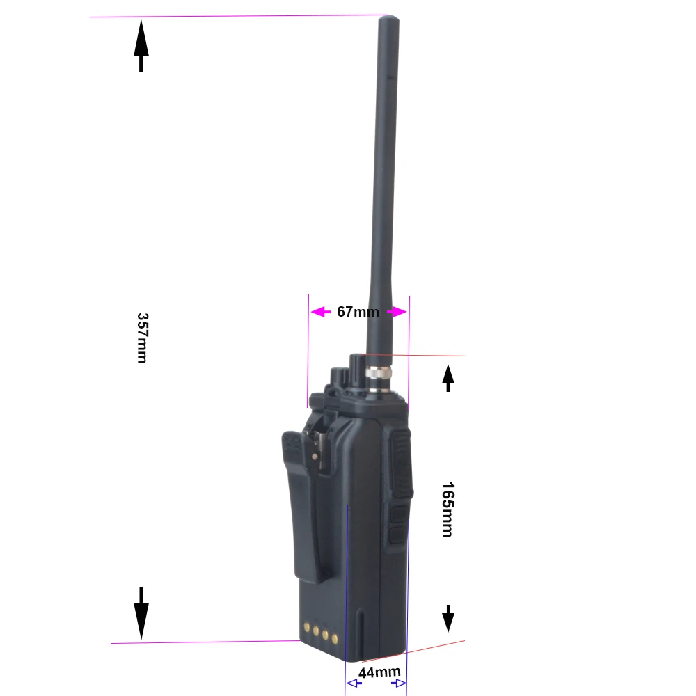 QYT CB-58 4W 12V26.965-27.405MHz CB Walkie Talkie AM/FM Band Citizen Genggam 40 Saluran CB 27MHz Radio Dua Arah