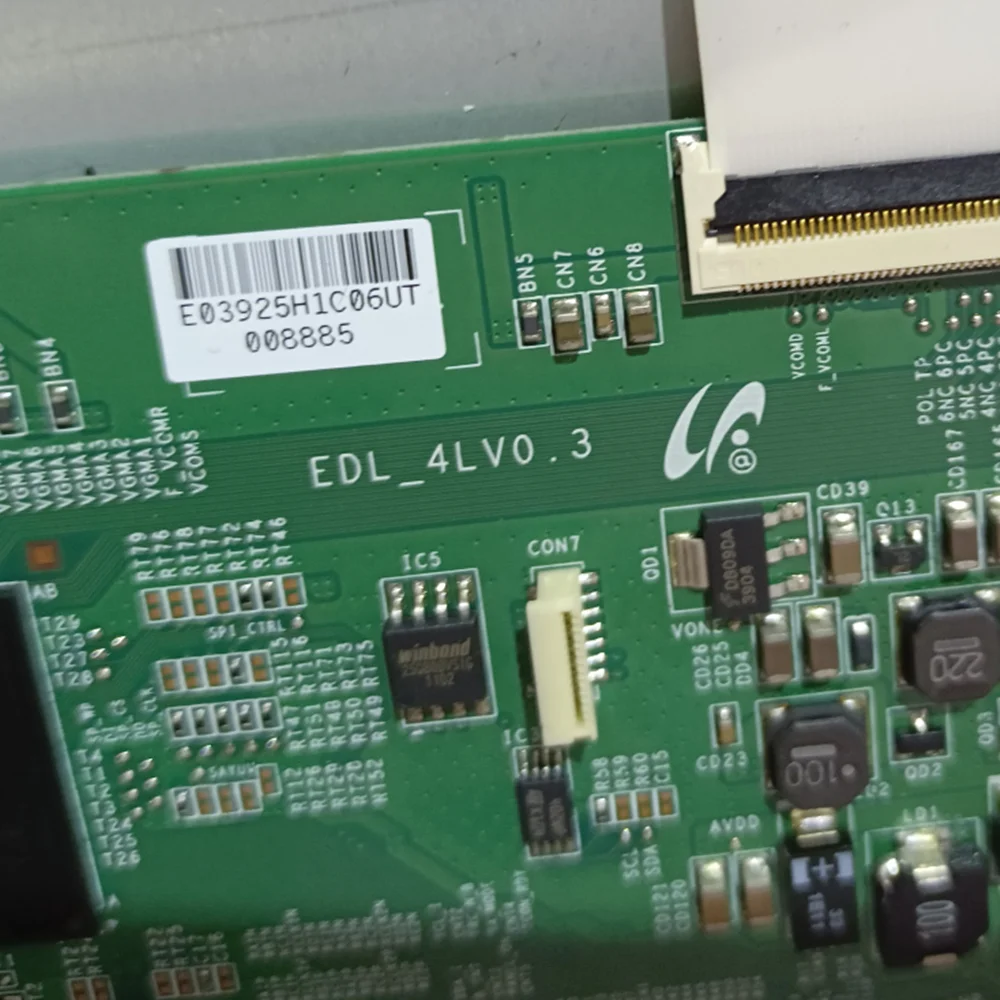 ดีทดสอบต้นฉบับ Logic Board EDL-4LV0.3 LJ94-03929H สำหรับ46 55นิ้ว Sony KDL-46EX720 KDL-55NX720 KDL-55EX720 T-CON LVDS บอร์ด