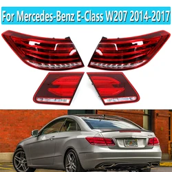 Dla mercedes-benz E klasa W207 2014-2017 dla dwudrzwiowego Coupe czerwone tylne światło tylne samochodu LED światło hamowania 2079063300