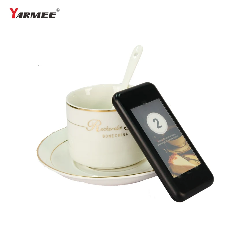 YARMEE Restaurant equipment pager Buzzer Wireless Receiver calling system  For Coasters Food truck Coffee Shop Queuing System