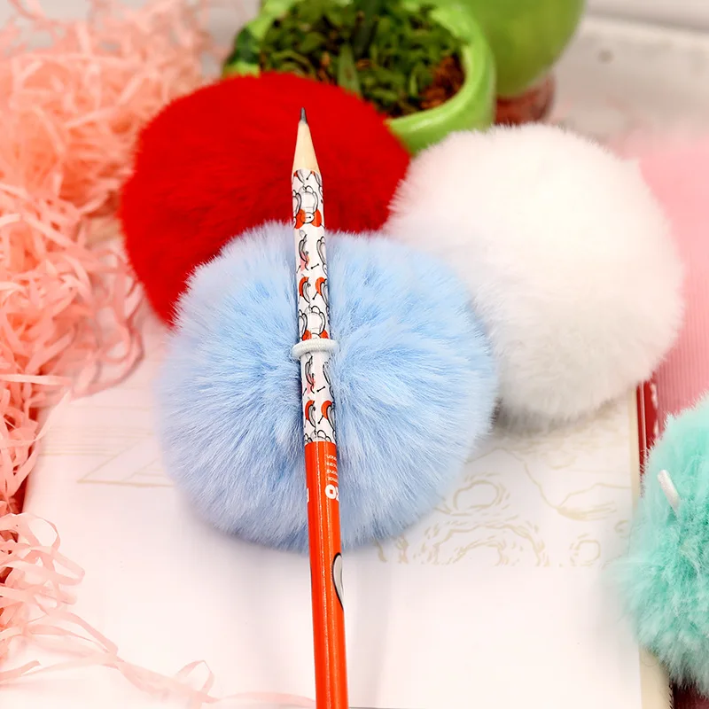 8cm Artificial Plush Ball Creative DIY Hand Craft Supplies Gifts Garment Sewing Cloth Decor Accessories Faux Fur Pompom Balls