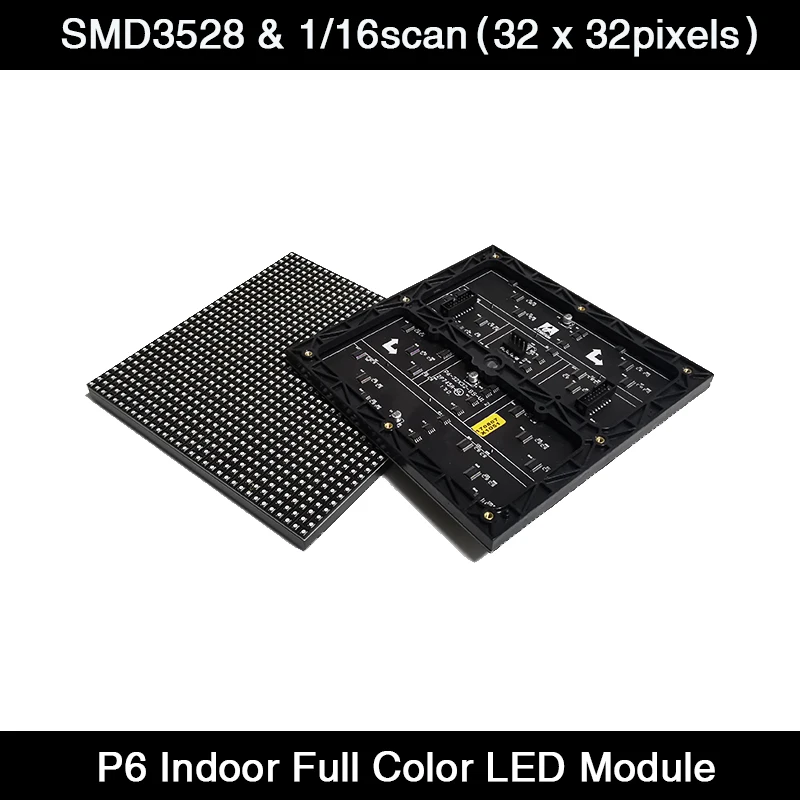 

200 шт./партия, полноцветные СВЕТОДИОДНЫЕ панели для рекламы P6 SMD3528 3 в 1 192x192 мм