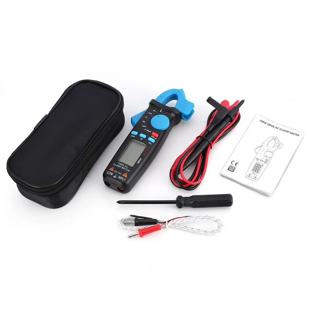 

BSIDE ACM81 Mini Digital Clamp Meter Multimeter True RMS AC/DC Volt Amp Ohm Diode Temperature NCV Continuity Tester