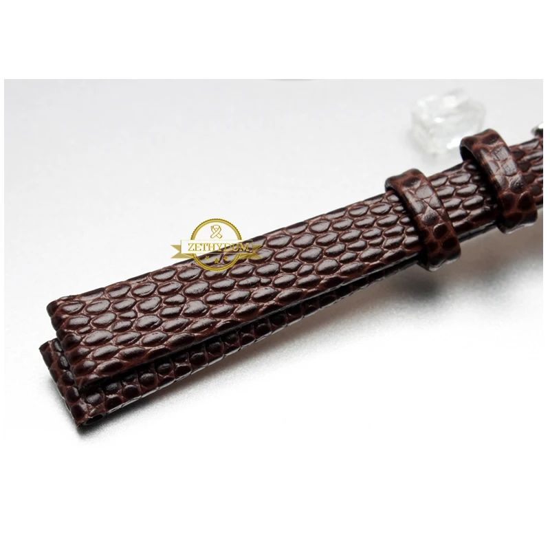 Genuine leather Watchband womens bracelet 6 8 10 12mm lizards leather watch strap small wristwatches belt Pin buckle