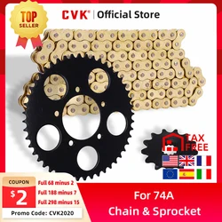 CVK A Set Front And Rear Chain Sprocket Gear Disc Wheel Kit For SUZUKI GSF250 GSF400 73A 74A 75A 76A 79A Bandits 250 400