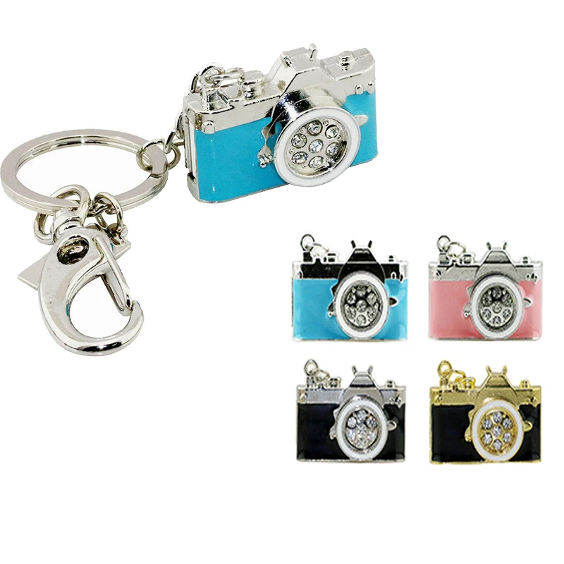 

Metal Camera USB Flash Drive Mini PenDrive 4G Pink 8G Blue 16G Gift High Quality U Disk Fashion Pen Drive USB Drive U Disk