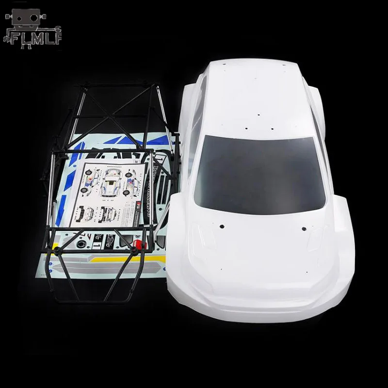 Plastic Car Shell with Roll Cage Kit Fit 1/5 ROFUN ROVAN RF5 RACING WRC 4WD Rally TOYS PARTS