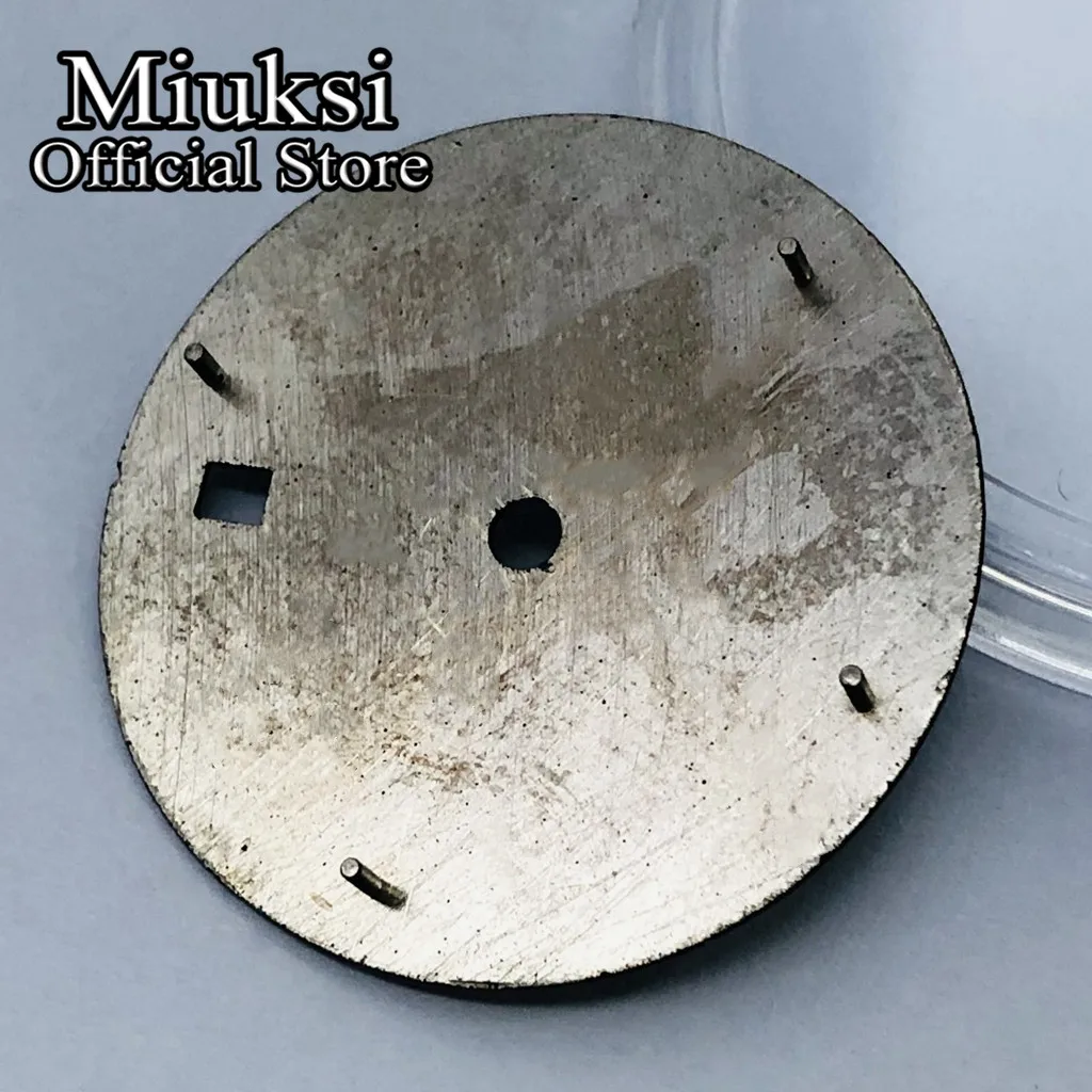 Miuksi 29mm watch dial luminous dial fit ETA 2836 2824 Miyota 8205 8215 821A Mingzhu DG2813 3804 PT5000 Seagull ST1612 movement