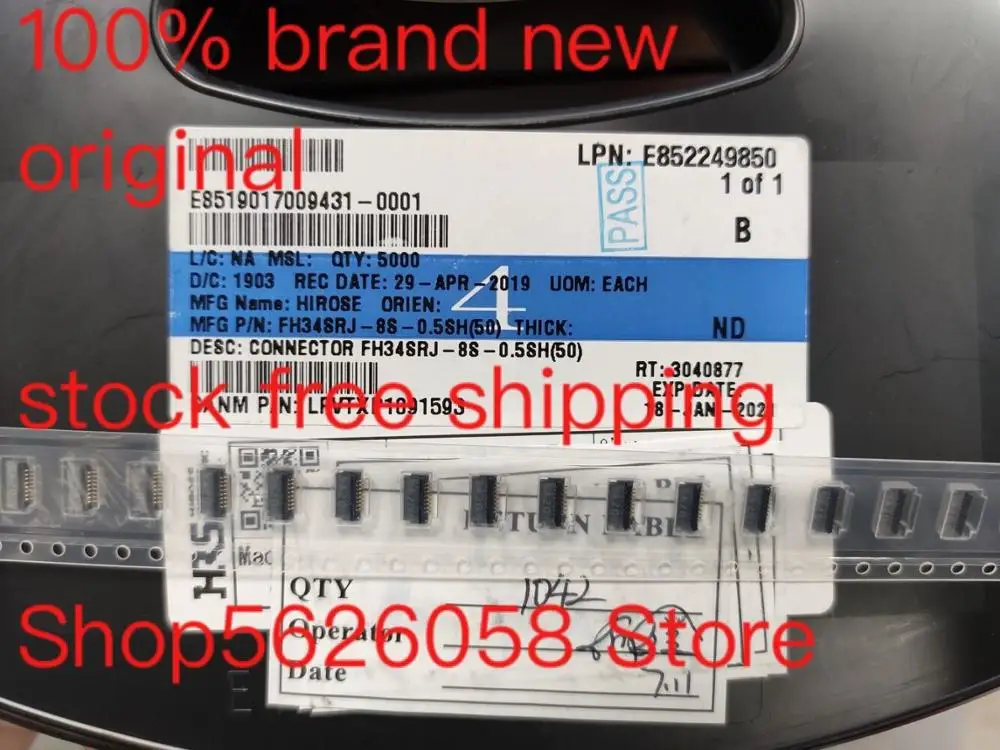 FH34SRJ-8S0.5SH(50) FH34SRJ-8S0.5SH FH34SRJ 100% new original freeshipping 50PCS/LOT