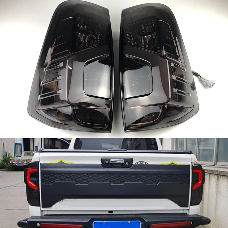 

REAR LED TAIL LIGHT FOR NISSAN NAVARA NP300 2015-2020 SMOKE BACK LAMPS