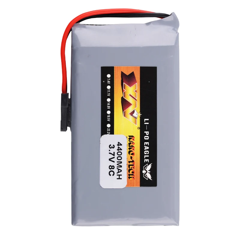 3.7V 4400mAh 8C Lipo Battery For GRAUPNER MZ-18 MZ-24 Model Aircraft Remote Controller Accumulator AKKU