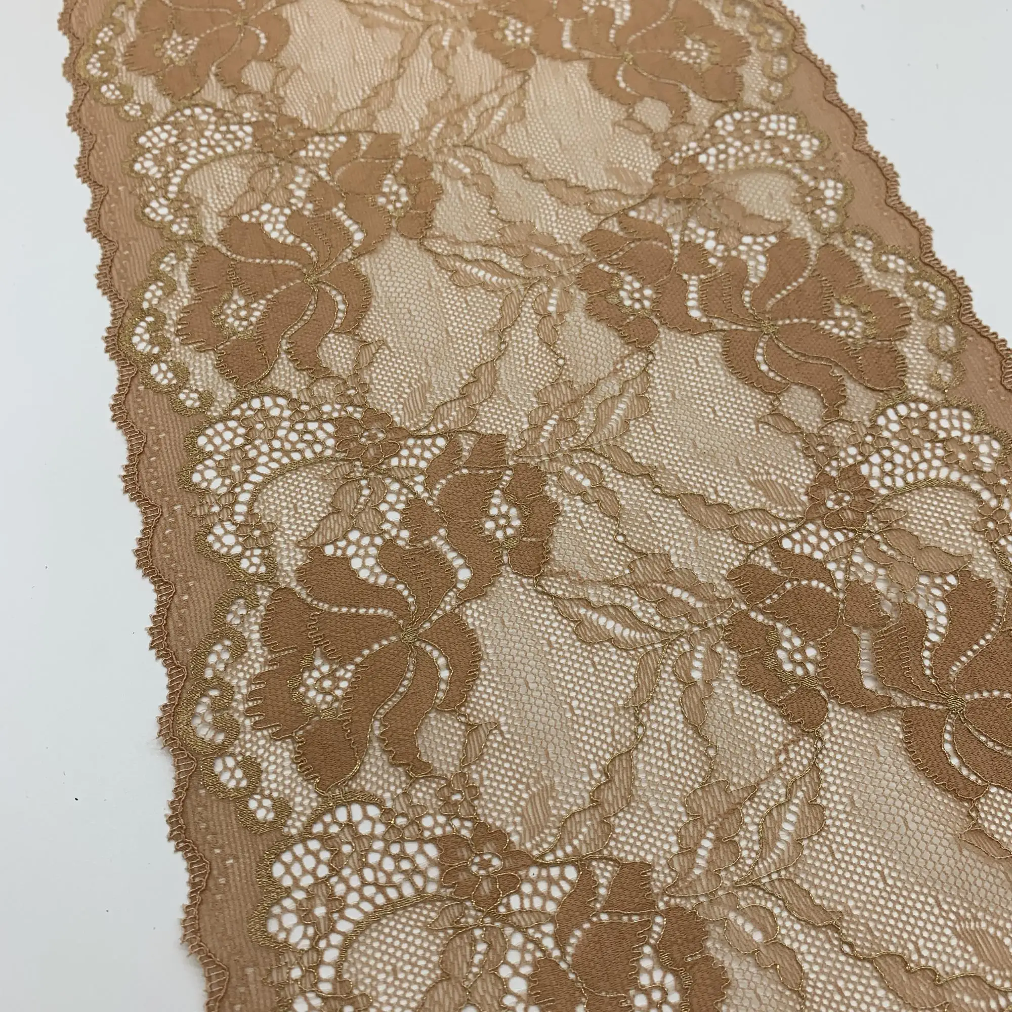 3 Ярд/партия, ширина 8, 1/4 дюйма, 21 см, блестящая эластичная кружевная отделка из фольги, нижнее белье, кружевная отделка, аксессуары «сделай сам», кружево для платья, оптовая продажа