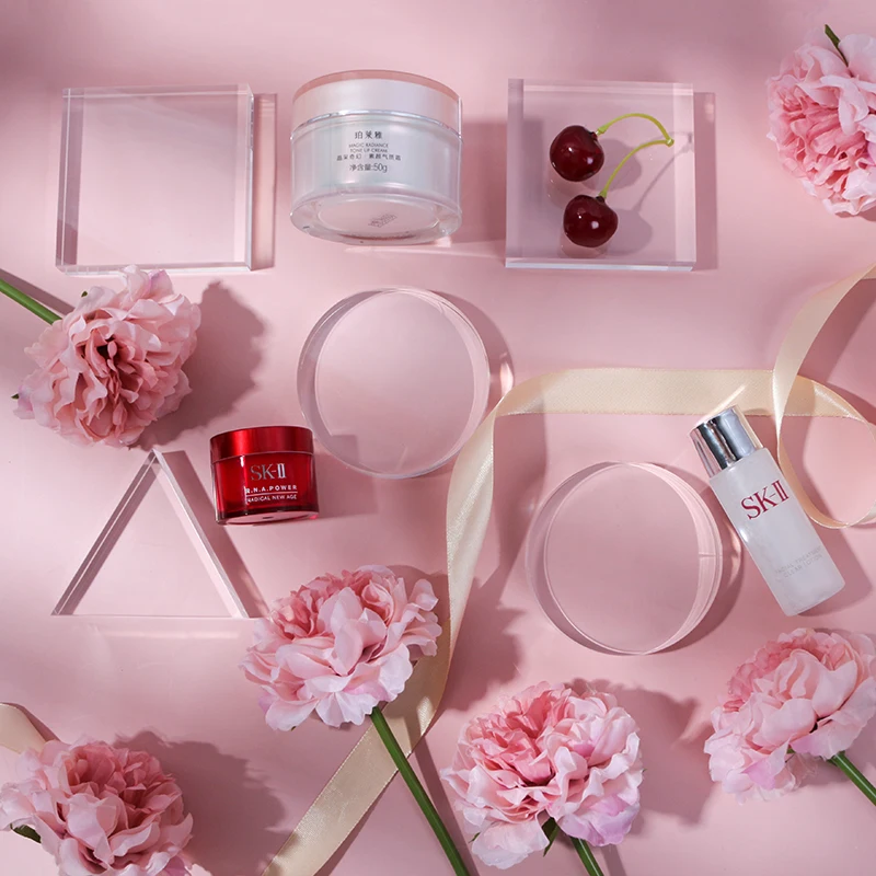 Cube en acrylique transparent INS Shoot, Studio photo, Accessoires de photographie, Accessoires pour bijoux, Outils de maquillage, Cosmétiques