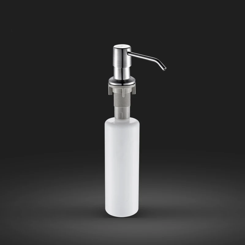 

Vidric Cheaper 304 Stainless Steel Liquid Soap Dispenser Kitchen Sink Soap Box Free Shipping Soap Bottle