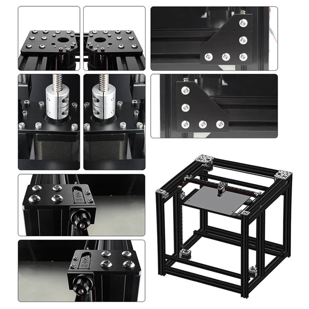 

BLV MGN Cube 3d Printer All meatal Dual axis Upgrade Kit BLV CNC Aluminum Alloy Metal Mount Bracket