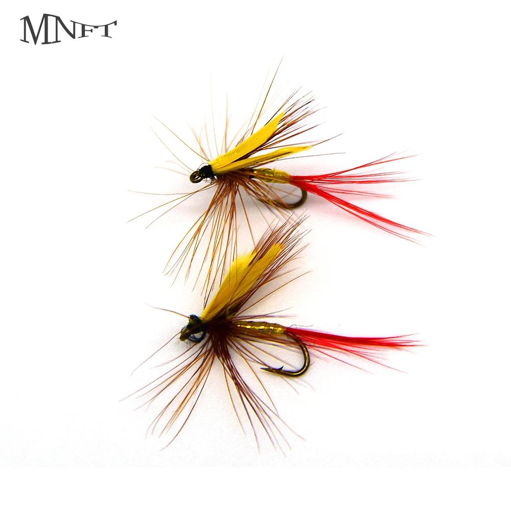 Moscas secas May Brown MNFT – Alas amarillas para trucha #12