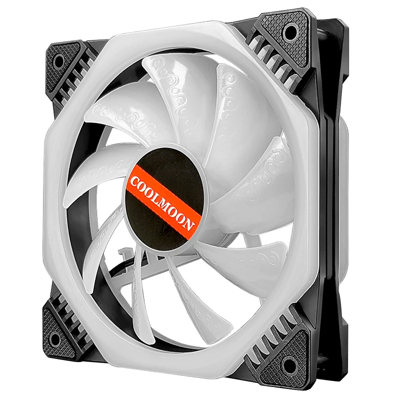 COOLMOON Pc Fall Fan Einstellen RGB Lüfter 120mm Ruhig IR Remote-Computer Kühler Kühlung RGB Fall Fan CPU ventilador PC 12V