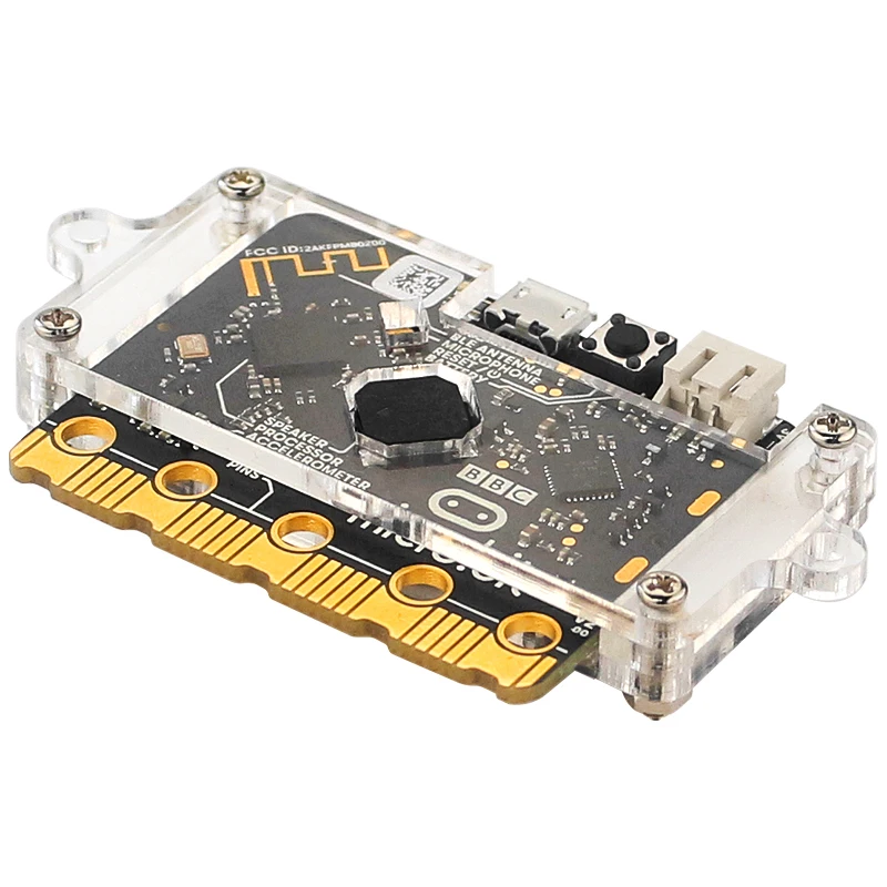 BBC Micro:bit V2 Acrylic Case Protective Shell Clear Transparent Enclosure Use for Micro:bit V2