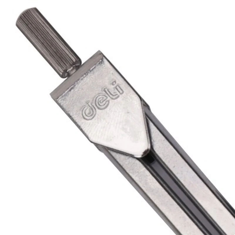 Deli-Brújula de dibujo de acero 8601, Herramientas de geometría para escuela, suministros para estudiantes